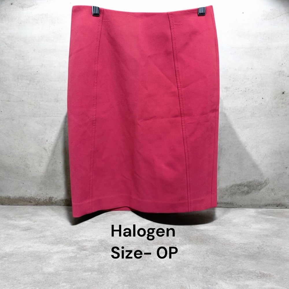 Halogen Women's Fuchsia Pencil Skirt